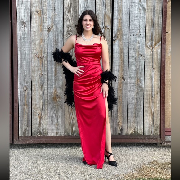 Red Prom Dress - Picture 1 of 6